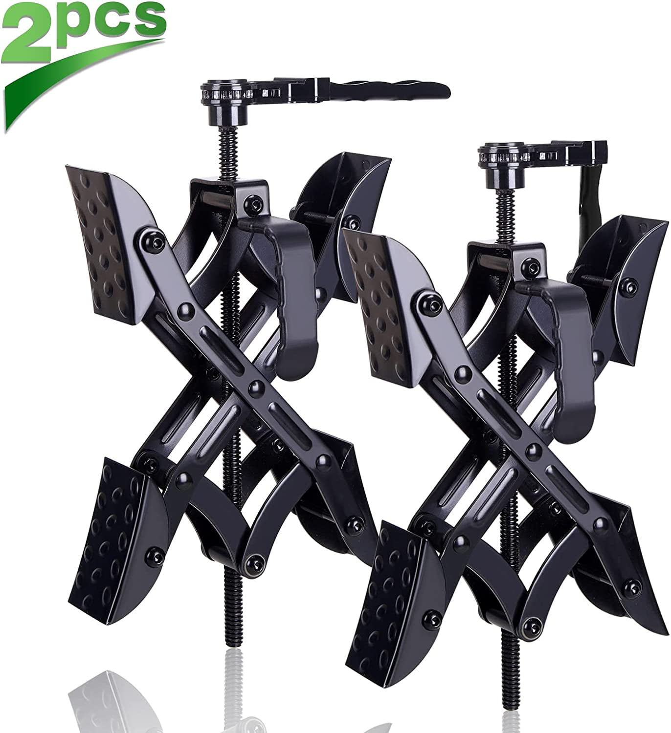 Ashfly XChock Wheel Stabilizer, Scissor Tire Locking Chocks for Travel Trailer RV Camper, with