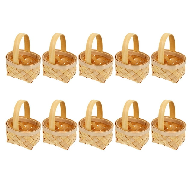 10pcs Handheld Wedding Candy Basket Gift Storage Basket Wedding Party Supply