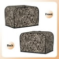 thumbnail image 3 of Sikiie Leopard And Zebra1 Toaster Covers 2 Slice Dustproof Toaster Cover Bread Machine Cover, Dustproof Cover - 11.4" x 7.5" x 7.9", 3 of 7
