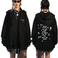 thumbnail image 3 of Sudadera con capucha de rapero Lil Peep para hombre y mujer, abrigo de gran tamaño con cremallera, ropa de calle, moda Hip Hop, 3 of 5