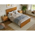 thumbnail image 3 of Nantucket Full Low Profile Platform Bed with Matching Footboard in Light Toffee, 3 of 10