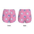 thumbnail image 5 of Lsque French Bulldog Printed Women's Running Shorts with Liner Pockets,Elastic Quick Dry Workout Athletic Gym Yoga Shorts,Womens High Waist Shorts-Small, 5 of 9