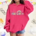 thumbnail image 2 of HCYSFG Girls Back To School Hoodies Third Grade Vibes Daisy Graphic Long Sleeve Sweatshirt Loose Casual Fall Winter Pullover Top, 2 of 4