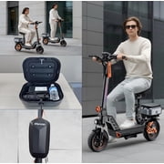 Electric Scooter,1200W Peak Motor,30 Mph,35 Miles ,All Terrain 10off Road Tires E-Scooter,Commuter Scooter with Seat & Storage Box
