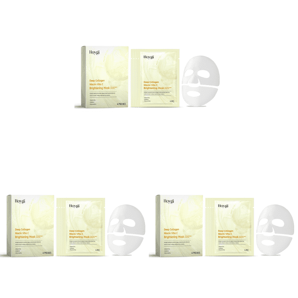 Facial Colágeno 4 Piezas Noche Profundo Antiarrugas para Hombres Y Mujeres