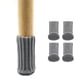 thumbnail image 1 of Fundas para patas de silla, 4 piezas Fundas para patas de silla Protectores para pies de silla Fundas para muebles Instalación sencilla, 1 of 7