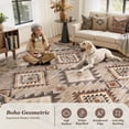 thumbnail image 5 of SIXHOME Southwestern Area Rug 6'x9' Vintage Geometric Large Area Rug Soft Indoor Carpet for Living Room Bedroom Dining Room Boho Rustic Tribal Rug, 5 of 7