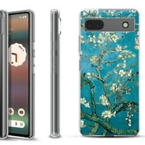 Slim-Fit Gel TPU Phone Case for Google Pixel 6a, by OneToughShield ® - Almond Blossom
