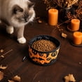 thumbnail image 4 of Aoznliie Dog Bowls, Pumpkin Halloween Collapsible Lightweight Fabric Bowl for Camping, 6x6x4 inch Portable Dog Water Bowl for Outdoor Walking, Black, 4 of 7
