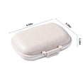 thumbnail image 3 of Fridja Travel Pill Organizer, 8 Compartments Portable Pill Case, Tablet Container, Travel Tablet Box 7 Day, Tablet Dispenser, Tablet Case, , Weekly Tablet Organizer, Daily Tablet Box Org, 3 of 5