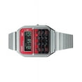 thumbnail image 3 of Casio Vintage Heritage Colors Digital Stainless Steel Quartz CA-500WE-4B Unisex Calculator Watch, 3 of 3