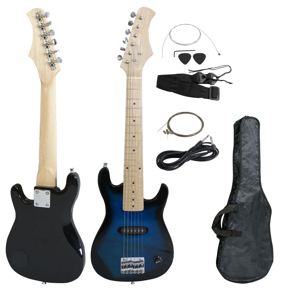 Zeny 30'' Electric Guitar Set Beginner Kits for Kids with Gig Bag,Cable