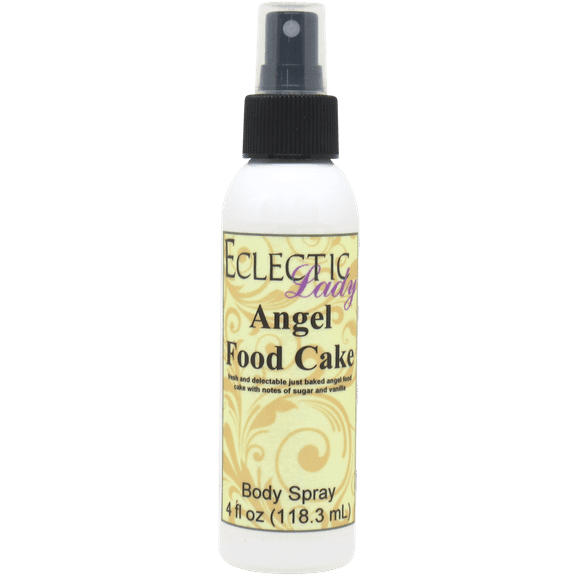 Angel Food Cake Body Spray, Eclectic Lady, Hydrating Mist, Unisex (Double Strength), 2 oz