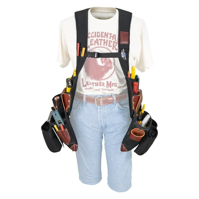 Chaleco para herramientas Occidental Leather SuspendaVest OxyLight Left Hand