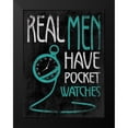 thumbnail image 2 of Grey, Jace 15x18 Black Modern Framed Museum Art Print Titled - Real Men, 2 of 5