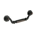 thumbnail image 3 of Utopia Alley 25pcs Suffolk Pull Handle - Decorative Cabinet Drop Pull Handles- Vintage Cabinet Hardware with Hand Finished Oil Rubbed Bronze - Metal Drawer Pull Handle, 3.8" Center to Center, 3 of 6