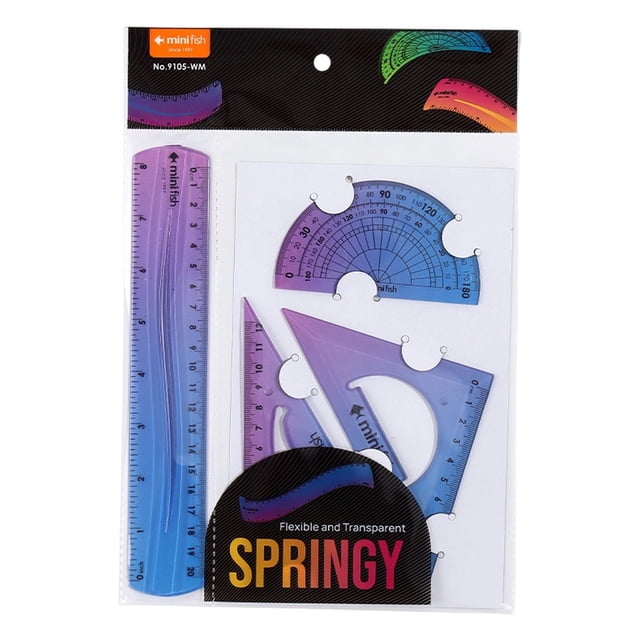 Colorful Flexible Measuring Scale Set, LQIDESHIP Bendable Length Measurer, Length Measurer for Office Measuring Tool Supplies