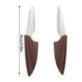 thumbnail image 3 of BallsFHK 2 In 1 Wooden Handle Paring Knife, Sharp Fruit And Vegetable Knife For Kitchen, Party, Travel And Outdoor, 3 of 5