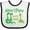 White and Black, variant on Inktastic Nana Papa Love Me Grandchild Dinosaur Boys Baby Bib
