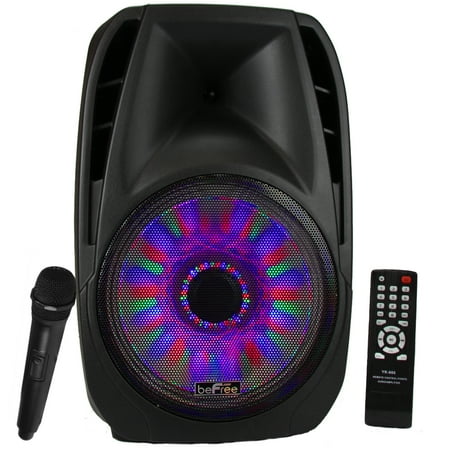 UPC: 0013964893748 | beFree Sound 15 Inch Bluetooth Tailgate Speaker with Sound/Volume Reactive Lights