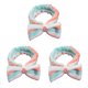 thumbnail image 5 of Qarigey Diademas Lazo Nudo Estiramiento Anudado ancho Envoltura Accesorios para el cabello Diadema para de cara Maquillaje Yoga Verde rosa raya Type1 NO1 Qarigey CBP387201, 5 of 6