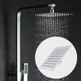 Axio 6 inch Stainless Steel Ultrathin Waterfall Shower Heads Square