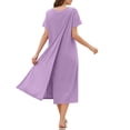thumbnail image 2 of SEMPAI Hospital Gowns for Women Labor Delivery Shoulder Surgery Dress Adaptive Clothing Night Robes for Elderly, 2 of 5