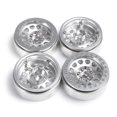 thumbnail image 5 of RCLIONS 4 Uds llantas de ruedas Beadlock de aleación de aluminio de 2,2 pulgadas para 1/10 RC Rock Crawler Car Axial Wraith SCX10 TRX4-Plata, 5 of 5
