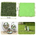 thumbnail image 2 of Artificial Grass Mat,5 Pack Garden Fake Sod Moss,light Green Plastic Lawn Gift, 2 of 5