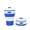 Dark Blue, variant on 12oz Collapsible Silicone Coffee Cup with Leak-Proof Lid, 350ml Portable Expandable Travel Mug, BPA-Free Heat Resistant Foldable Pocket Cup for Office, Commuting and Outdoor Hiking