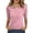 Pink-A-110505aa, variant on Polka Dot Womens Golf Polo Shirts Collared V Neck Short Sleeve Tops for Women Summer Retro Boho Women's Polo Shirts Pink L