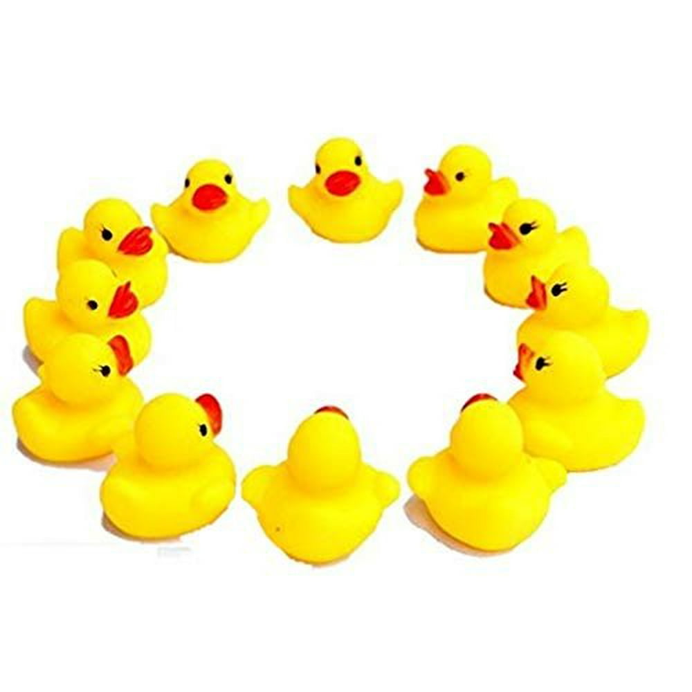 Dazzling Toys Rubber Duck Ducky Duckie Baby Shower Pack of 12 (D102