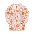 thumbnail image 6 of NIEWTR Girls Boys Halloween Pajamas 2 Piece Graphic Long Sleeve Long Pants Pajama Set Kids Cute Pj Soft Holiday Sleepwear, 6 of 8