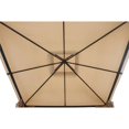 thumbnail image 4 of Saint Birch 2-Tier Roof 10' x 10' Modern Metal Patio Gazebo in Beige, 4 of 7