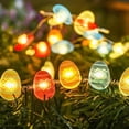 thumbnail image 6 of Easter Egg String Lights, Flexible Copper Wire Led Holiday Decor with Colorful Egg-shaped Bulbs for Indoor Festive Ambiance and Easy Shaping, Vsgery, 6 of 8