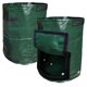 thumbnail image 1 of Bolsa de cultivo de patatas para jardín, 2 unidades, tejido de polietileno, para jardinería, maceta gruesa, para verduras, con asas, color verde oscuro, verde oscuro, 1 of 5