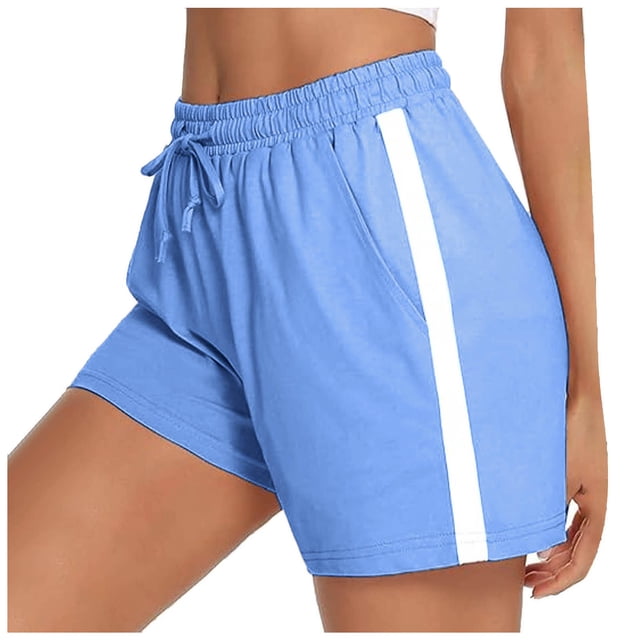 Mgmyaa High Waisted Dolphin Running Shorts for Womens Gym Workout Athletic Short Pants with Pockets