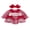 Red, variant on RUINIXCW Baby Girl Christmas Bodysuit Long Sleeve Plaid Romper Dress and Headband