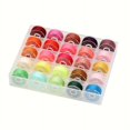 thumbnail image 3 of HLONK Premium 61pcs Sewing Thread Kit - Durable Polyester  Assorted Colors with Bobbins & Storage Case for DIY Clothing and Crafts, 3 of 6