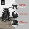 thumbnail image 4 of WF Athletic Supply Heavy Duty A-Frame Dumbbell Storage Rack, Steel Dumbbell Holder, Dumbbell Stand & Weight Racks for Home Gym Dumbbell Storage, RACK ONLY, Sizes Option Available, 4 of 6