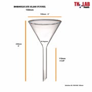 Funnel Borosilicate Glass 150mm Funnel