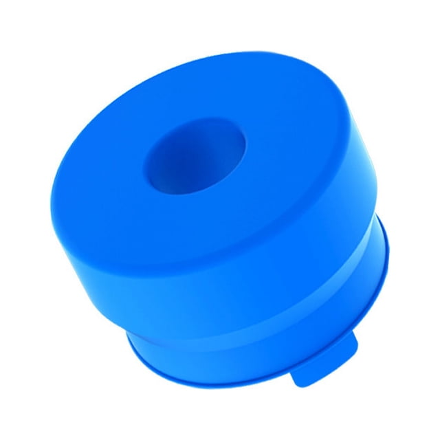 Tapa de repuesto de silicona de grado alimenticio reutilizable, adecuada para botellas de agua y dispensadores de agua con tapa/rosca/estándar de 55 mm