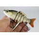 thumbnail image 2 of Señuelos de pesca para lubina, trucha, 6 segmentos, multiarticulados, natación biónica, hundimiento lento, agua dulce, salada, crankbait duro, 11 g, 3,34 pulgadas, 2 of 5