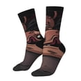 thumbnail image 2 of Lsque The Binding of Isaac Printed Men's Crew Socks, Soft Durable Breathable Moisture-Wicking with Odor Control Cotton socks, 2 of 7