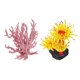 thumbnail image 2 of Adorno de decoración en forma de coral rosa para pecera de acuario Afortunado Sencillez, 2 of 5