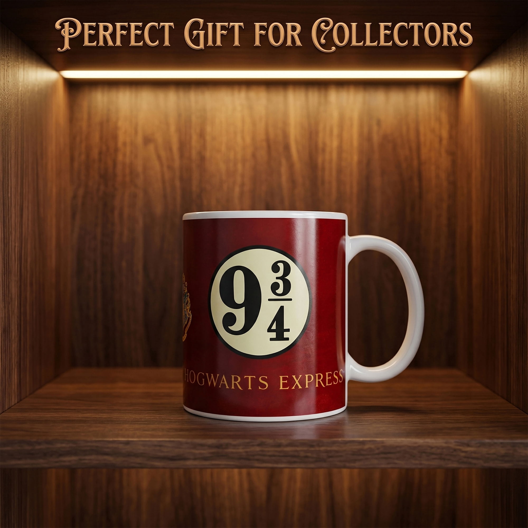 Pyramid America: Harry Potter Platform 9 3/4 - 11oz Ceramic Mug - Coffee & Tea Cup, Hogwarts Express, Microwave-Dishwasher Safe, Collectible, Licensed
