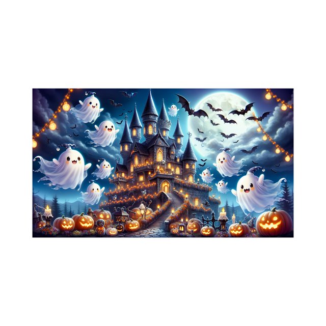 480*210 Cm Pancarta Para Puerta De Garaje Exterior Gran Cubierta Decorativa Para Puerta De Halloween Decoración Para Fiestas Puerta De Garaje Exterior Pared De La Casa Z1