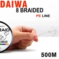 thumbnail image 4 of DAlWA Ligne de Pêche Tressée en J Ligne de Pêche Tressée 500 m Super Résistante Ligne Multifilament Pêche à la Carpe pesca 30 Lb-80 Lb Ligne Principale Multicolore, 4 of 6
