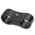 thumbnail image 2 of 6AN Hose Separator Clamp Divider Clip Aluminum Alloy Fitting Bracket for Fuel/Oil/Brake/Gas LineRed, 2 of 3