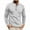 White, variant on Horkkom Long Sleeve Shirts for Men Color Block Button Down Neck Pullover T-Shirts Fall Casual T Shirt with Pocket XXL
